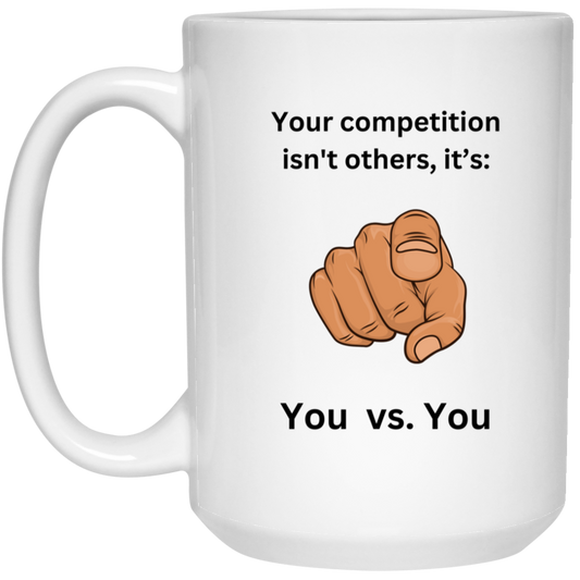 You vs You 15 oz. White Mug
