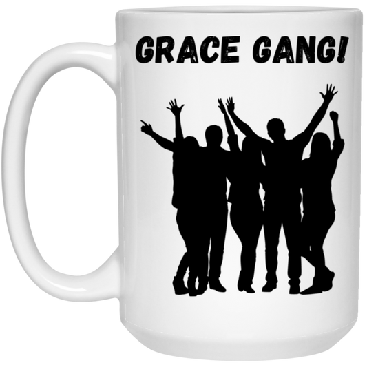 GRACE GANG 15oz White Mug