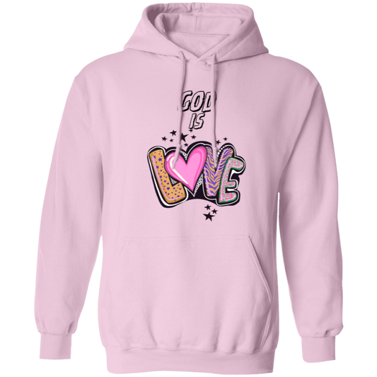 God is Love Pullover Hoodie 8 oz (Closeout)