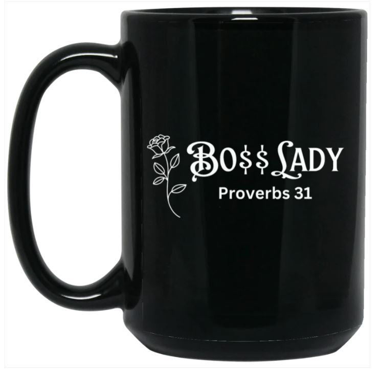 Boss Lady 15 oz. White Mug