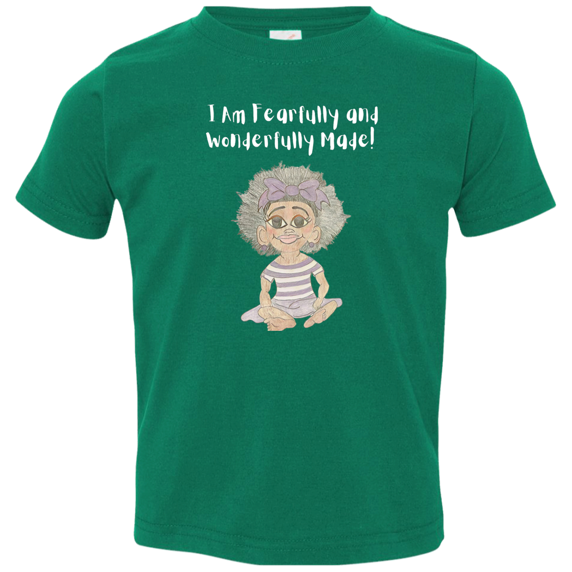 I am Fearfully & Wonderfully Made Toddler Jersey T-Shirt