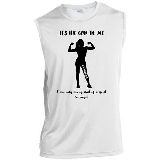 It's the God in me Women's Sleeveless Performance Tee