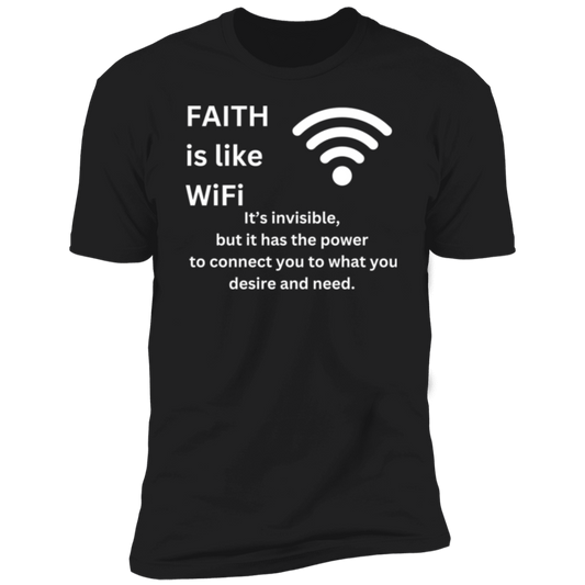 FAITH is like WiFi Men & Women Bible - Tees