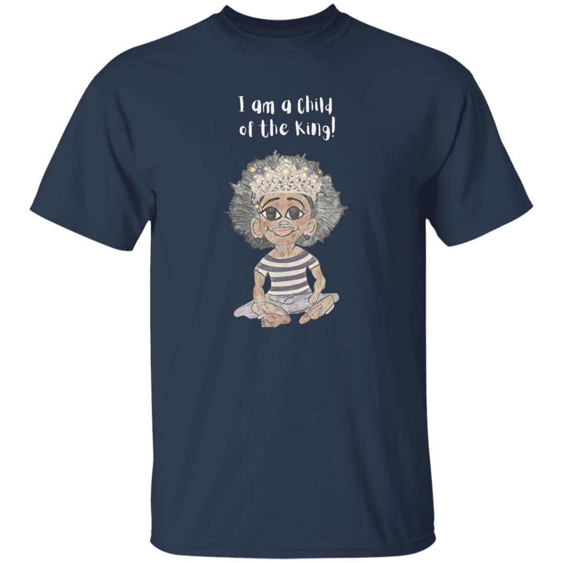 I am a child of the King Youth 5.3 oz 100% Cotton T-Shirt