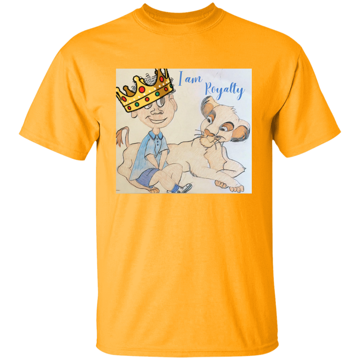I am Royalty Youth 5.3 oz 100% Cotton T-Shirt