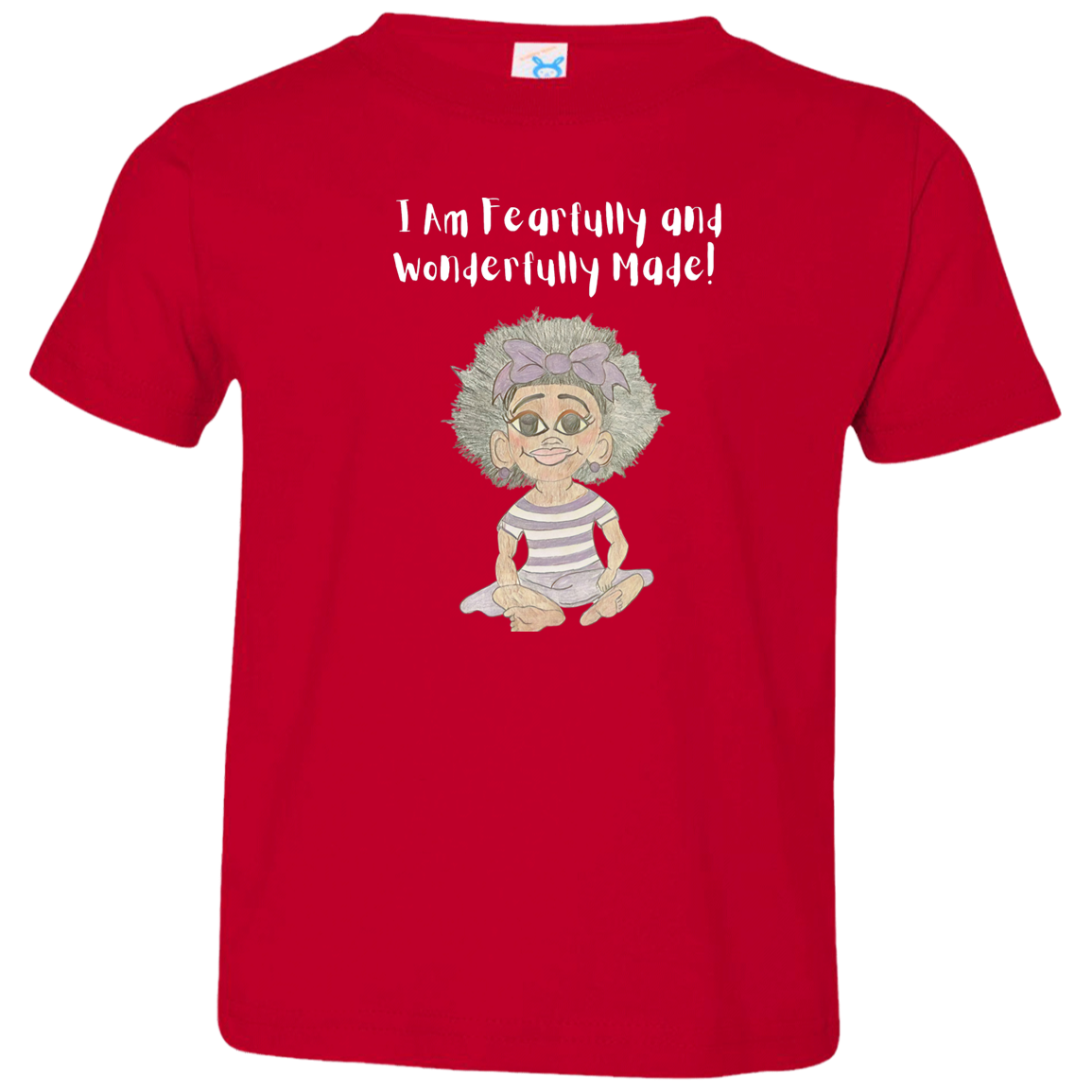 I am Fearfully & Wonderfully Made Toddler Jersey T-Shirt