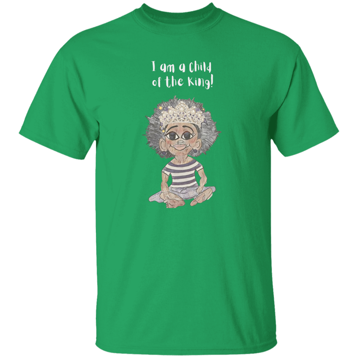 I am a child of the King Youth 5.3 oz 100% Cotton T-Shirt