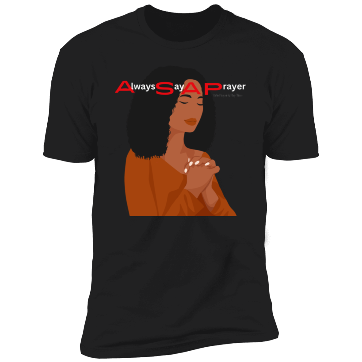 ASAP Women Black Premium Short Sleeve T-Shirt