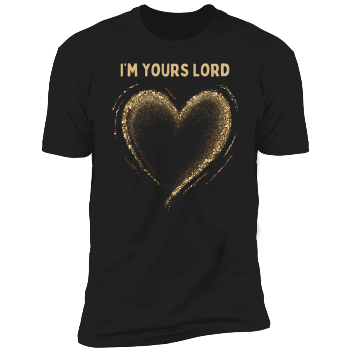 Next Level Women I'm Yours Lord Black Short Sleeve T-Shirt - Faith Apparel