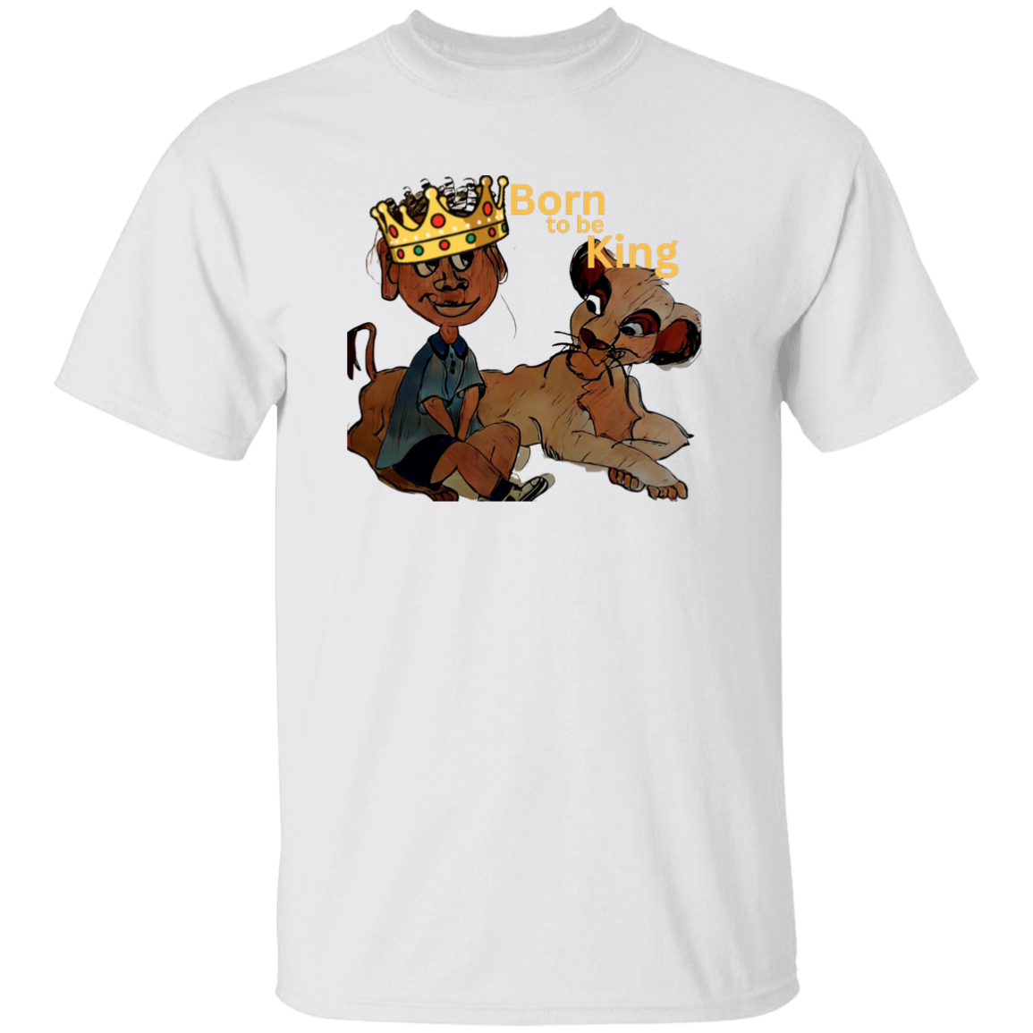 Born to be King Youth 5.3 oz 100% Cotton T-Shirt