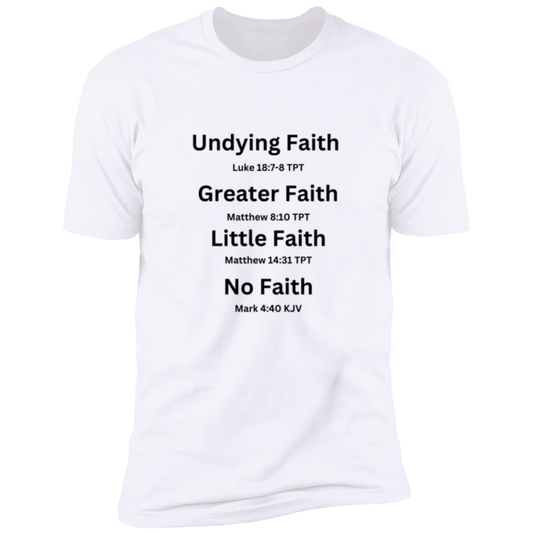 Undying Faith Men & Women Premium Short Sleeve Bible - Tees Faith Apparel