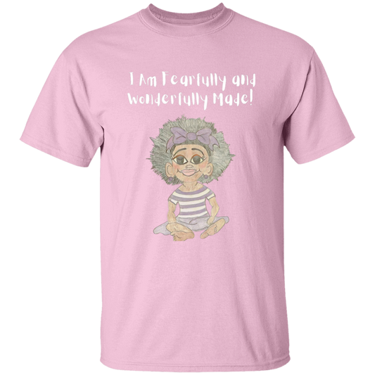 I am Fearfully & Wonderfully Made Youth 5.3 oz 100% Cotton T-Shirt